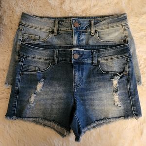 O'Neill denim shorts, 2 pair, size 27